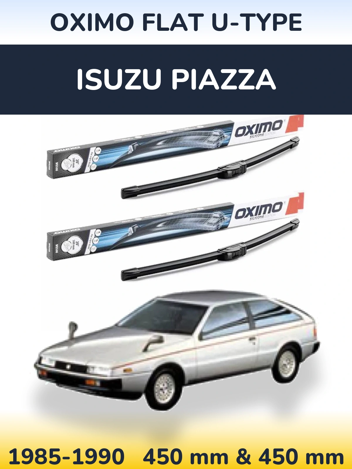 Ștergătoare Oximo Flat U-type pentru Isuzu Piazza