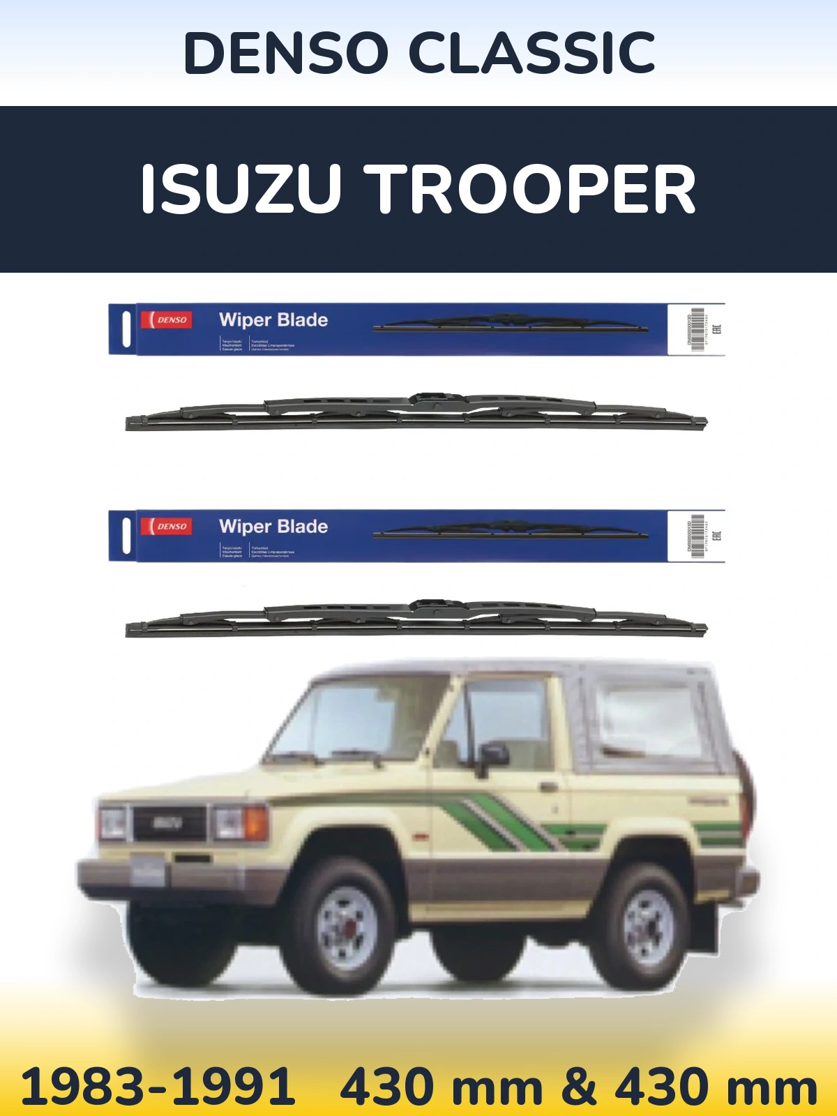 Ștergătoare Denso Classic pentru Isuzu Trooper