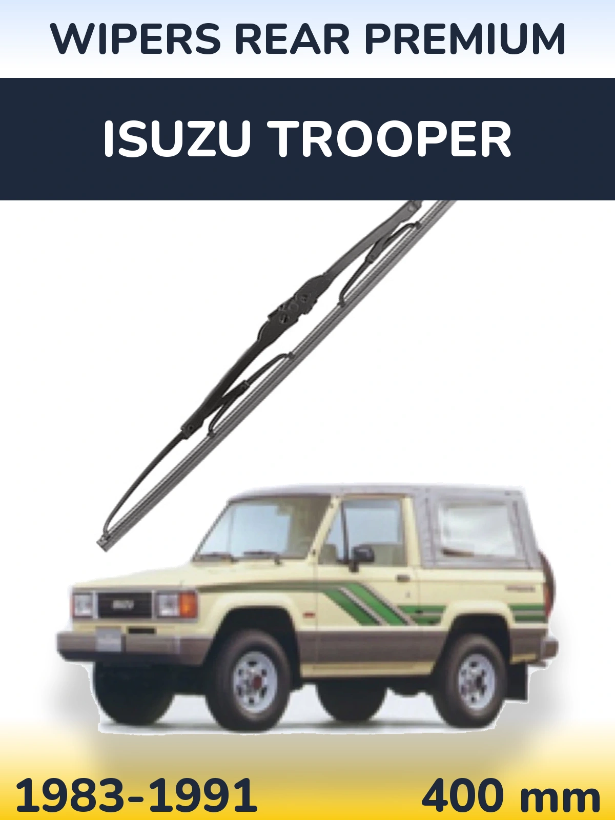 Ștergătoare WIPERS REAR PREMIUM pentru Isuzu Trooper