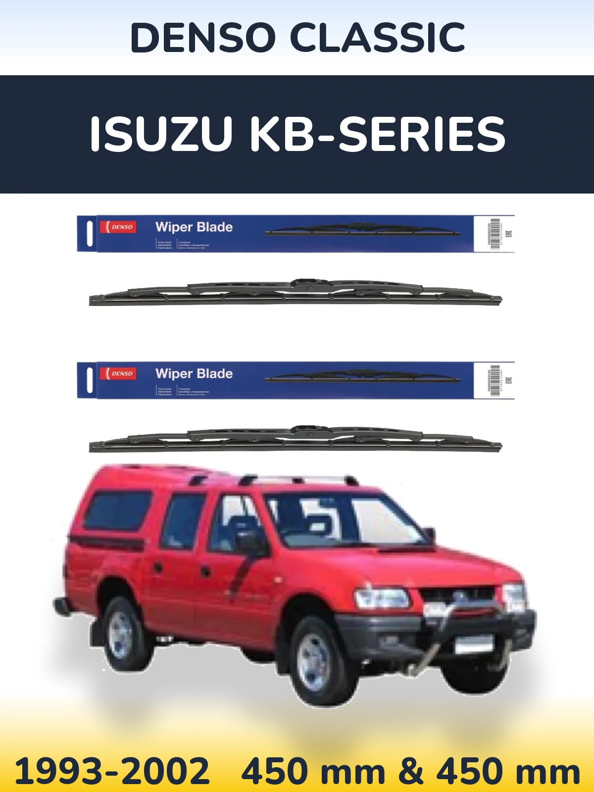 Ștergătoare Denso Classic pentru Isuzu KB-Series