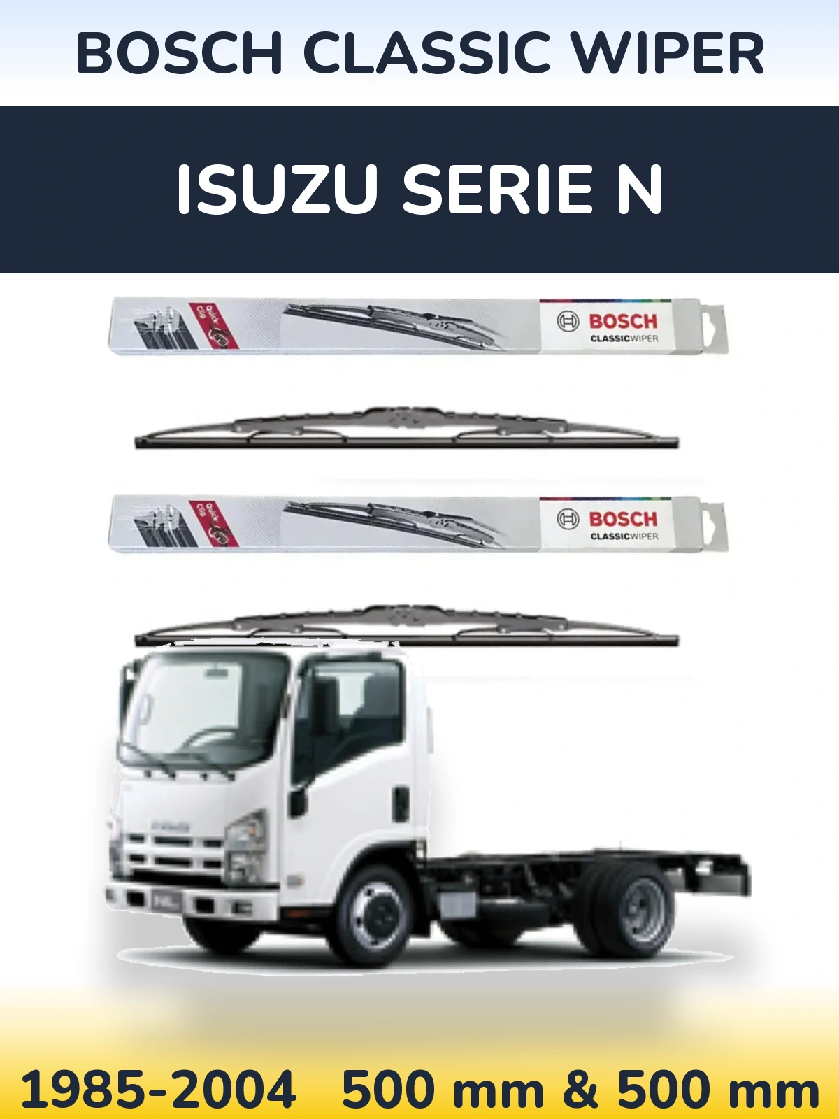 Ștergătoare BOSCH Classic Wiper pentru Isuzu Serie N