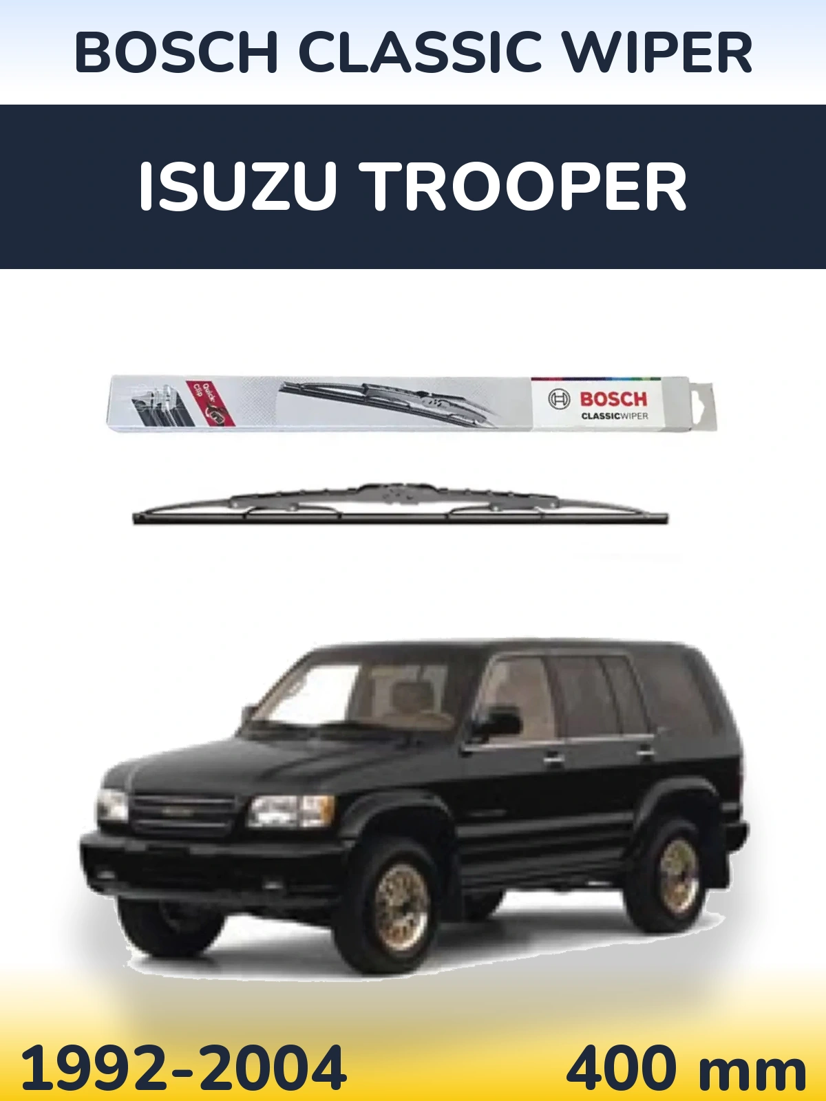 Задний дворник BOSCH Classic Wiper 400 мм для Isuzu Trooper 1992-2004