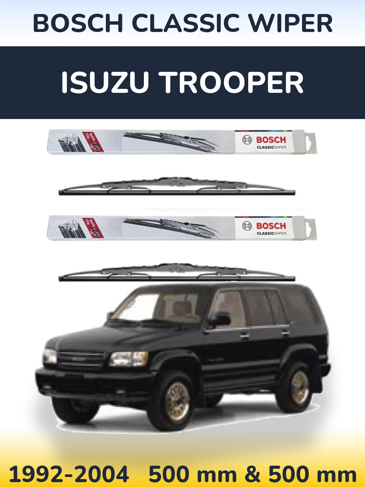 Ștergătoare BOSCH Classic Wiper pentru Isuzu Trooper