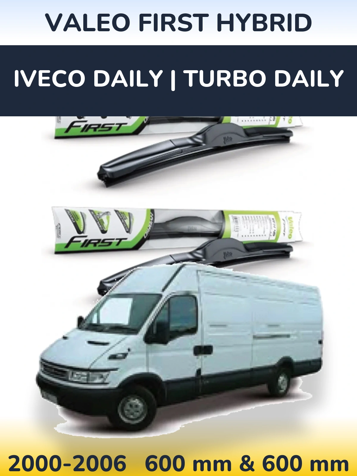 Ștergătoare Valeo First Hybrid pentru Iveco Daily | Turbo Daily