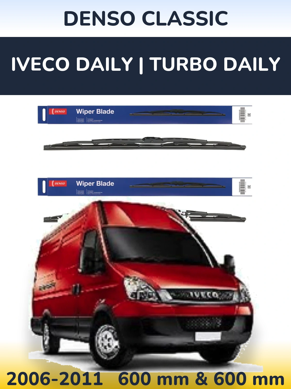 Ștergătoare Denso Classic pentru Iveco Daily | Turbo Daily