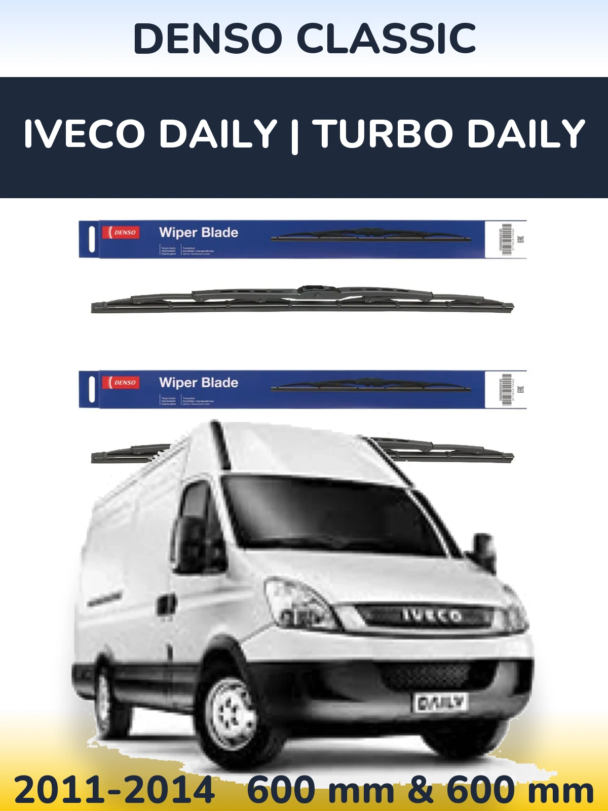 Ștergătoare Denso Classic pentru Iveco Daily | Turbo Daily