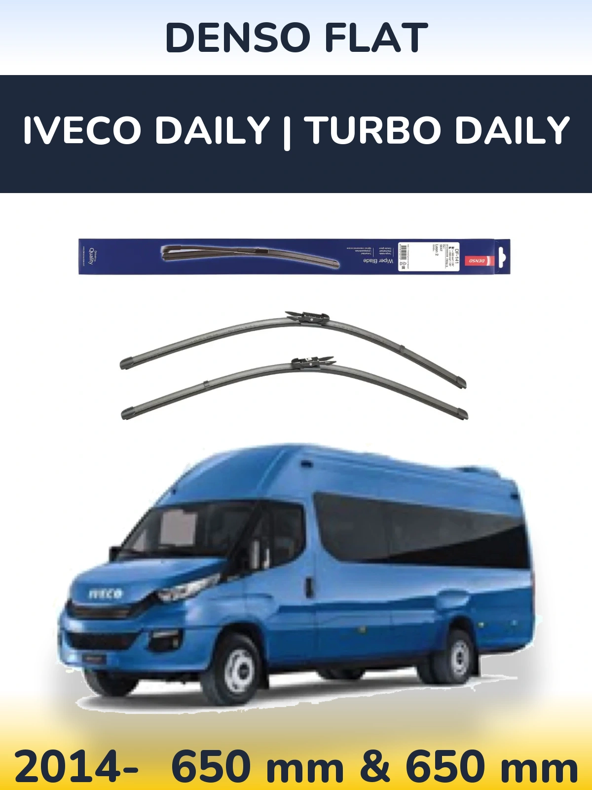 Ștergătoare Denso Flat pentru Iveco Daily | Turbo Daily