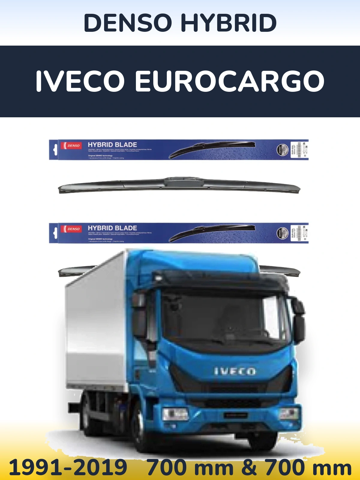 Ștergătoare Denso Hybrid pentru Iveco EuroCargo