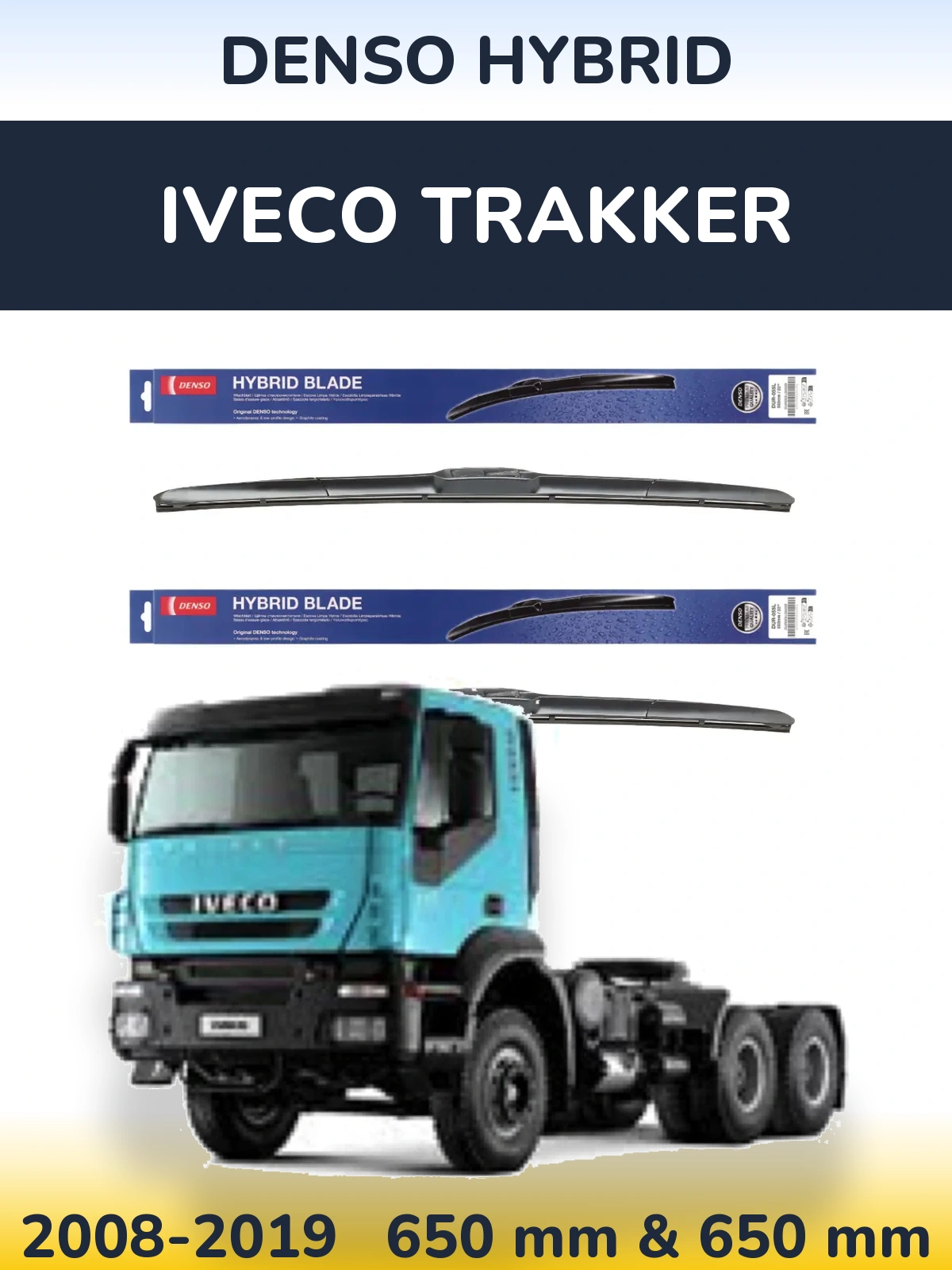 Ștergătoare Denso Hybrid pentru Iveco Trakker