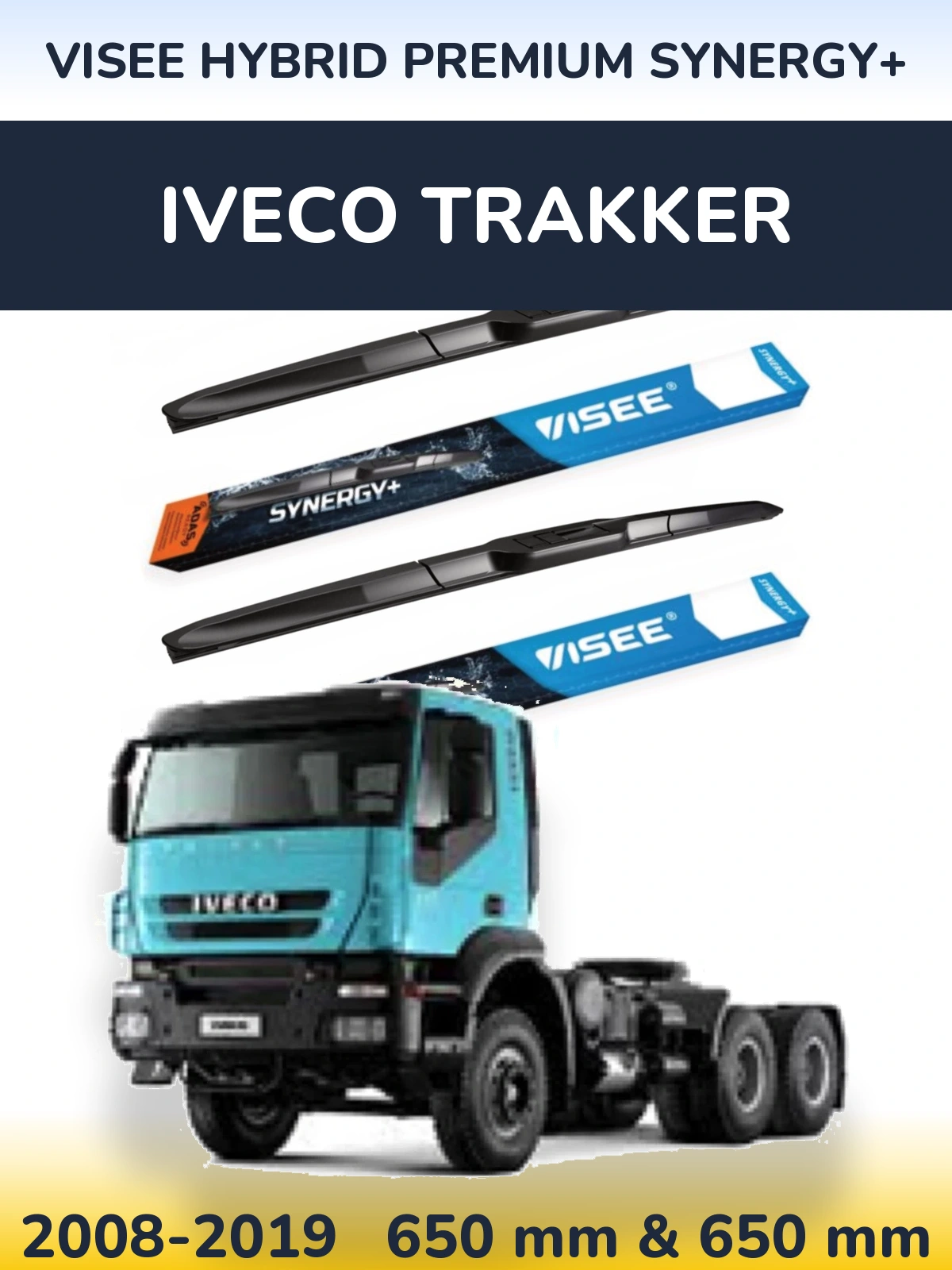Ștergătoare VISEE HYBRID PREMIUM SYNERGY+ pentru Iveco Trakker