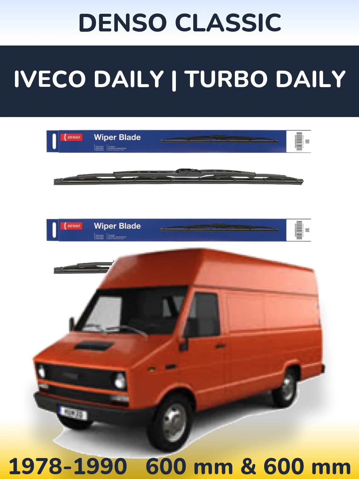 Ștergătoare Denso Classic pentru Iveco Daily | Turbo Daily