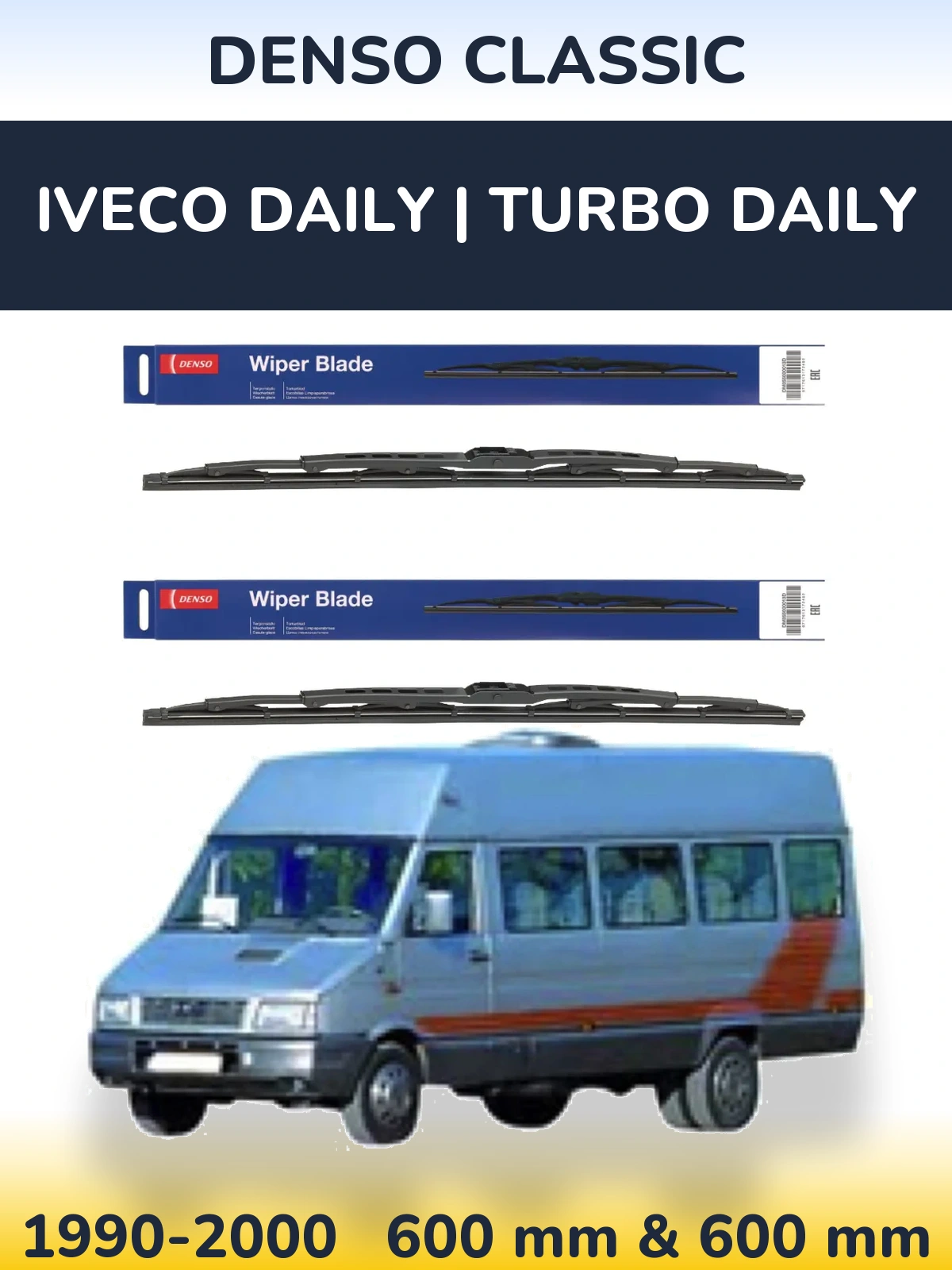 Ștergătoare Denso Classic pentru Iveco Daily | Turbo Daily