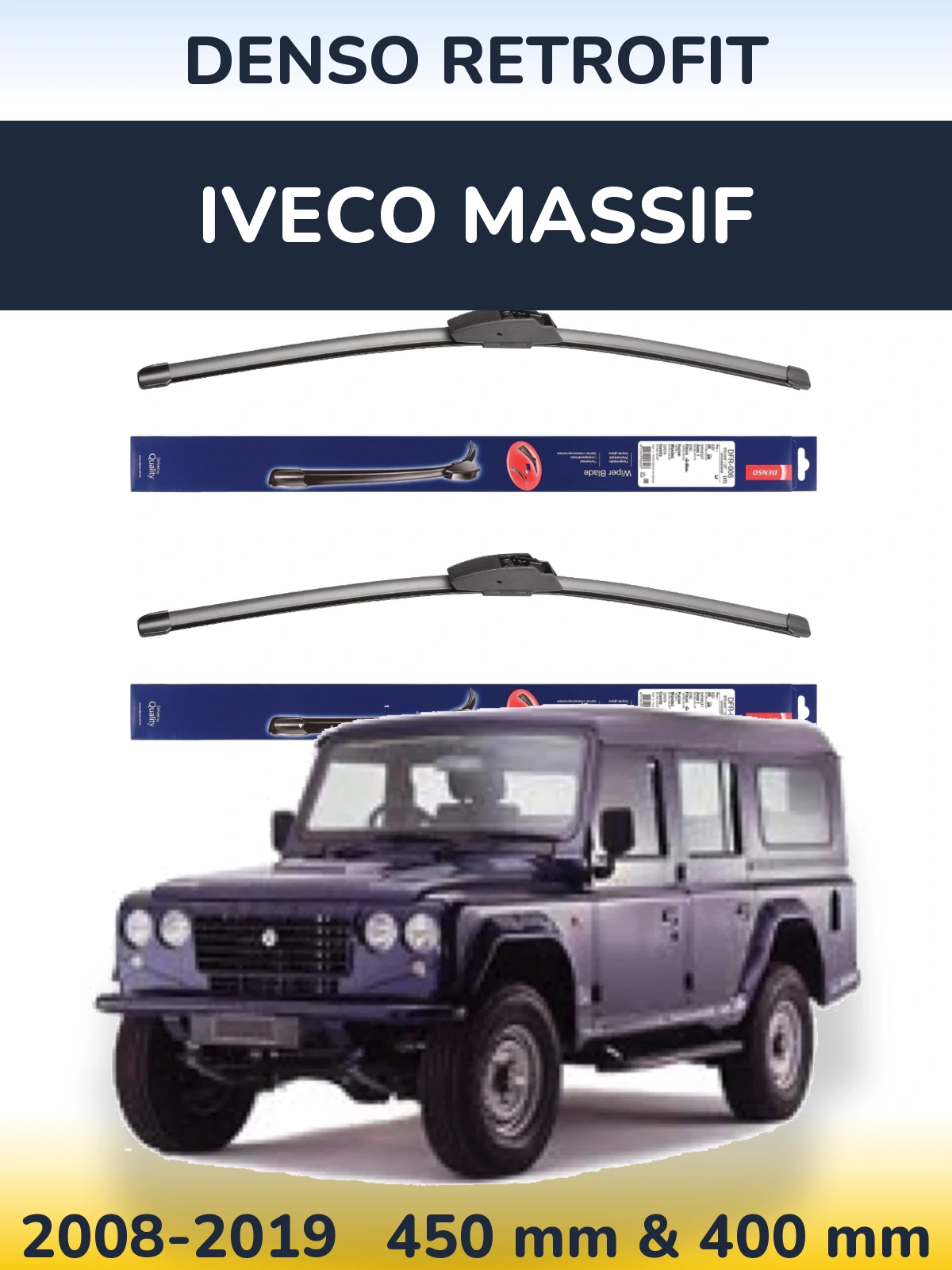 Ștergătoare Denso Retrofit pentru Iveco Massif