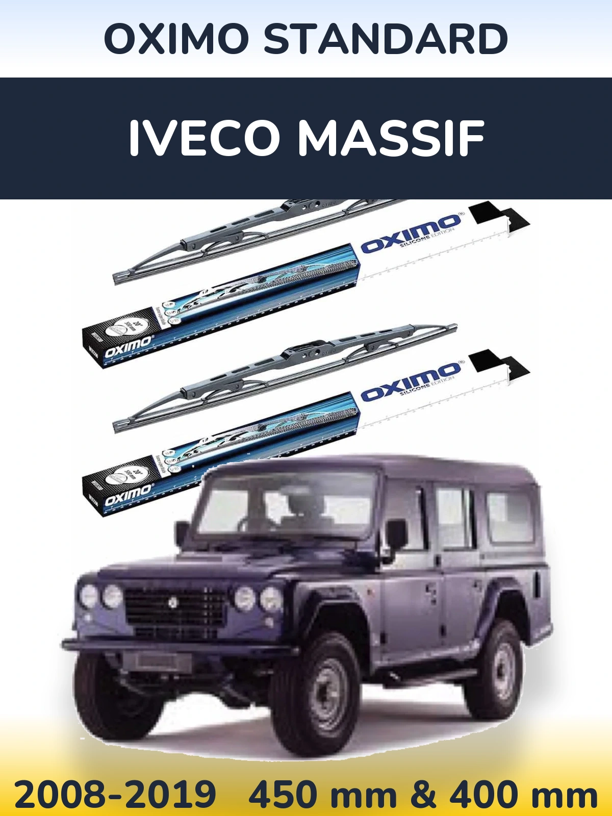 Ștergătoare Oximo Standard pentru Iveco Massif