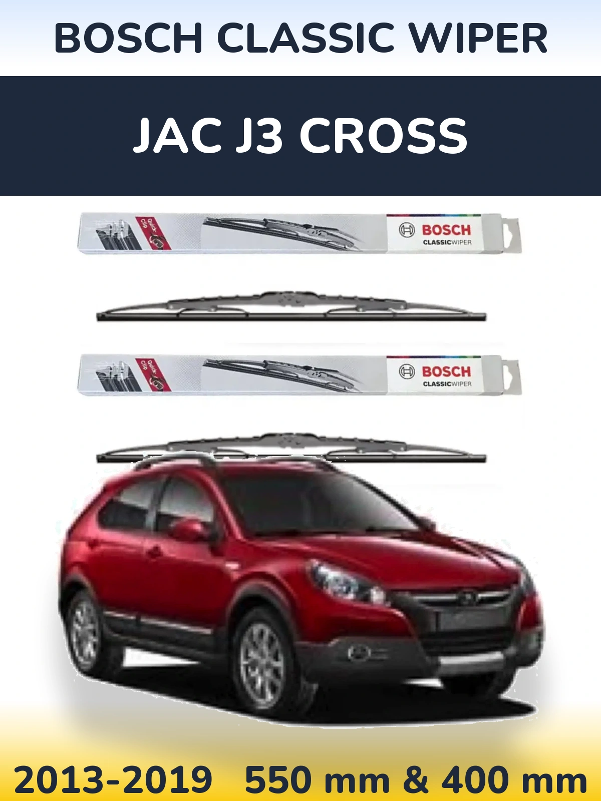 Ștergătoare BOSCH Classic Wiper pentru JAC J3 Cross
