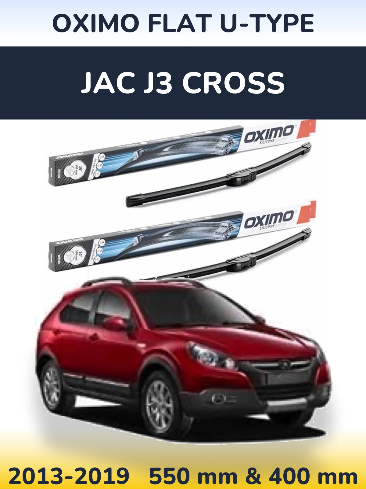 Ștergătoare Oximo Flat U-type pentru JAC J3 Cross