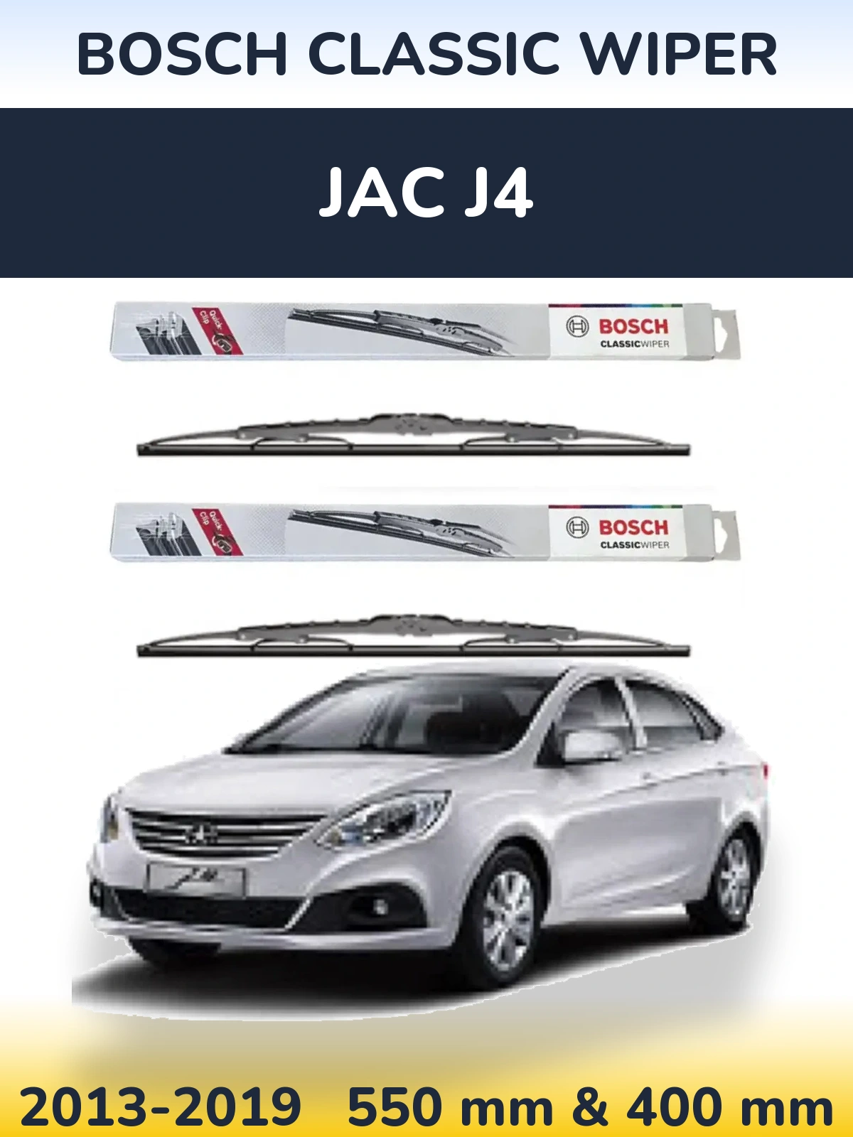 Ștergătoare BOSCH Classic Wiper pentru JAC J4