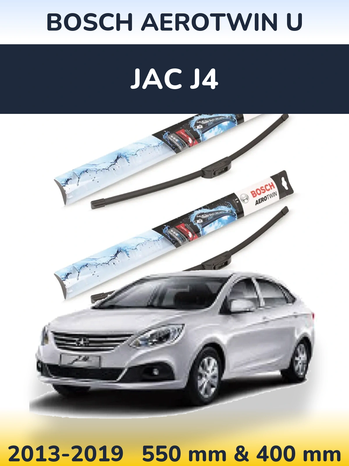 Ștergătoare BOSCH AeroTwin U pentru JAC J4
