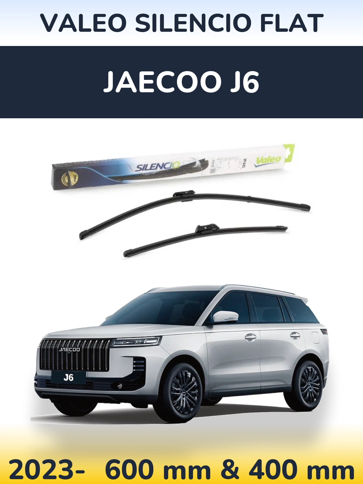 Ștergătoare Valeo Silencio Flat pentru Jaecoo J6