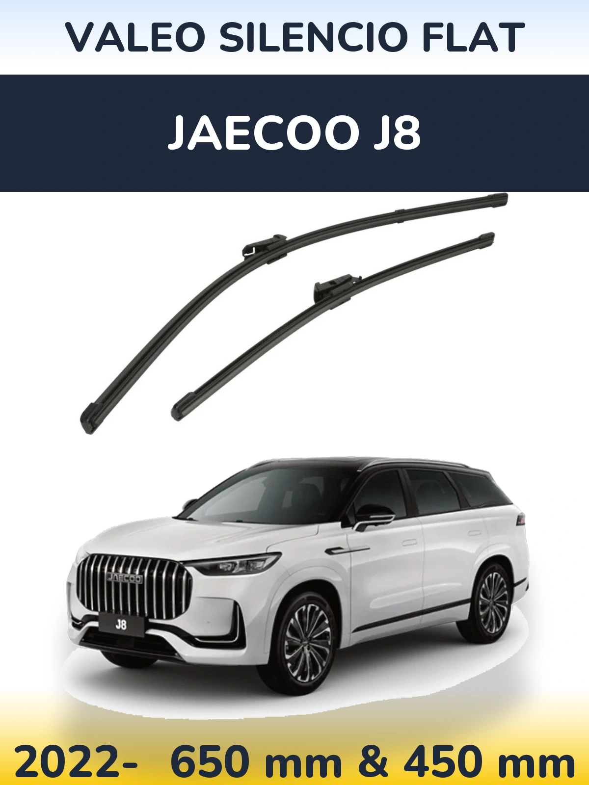 Ștergătoare Valeo Silencio Flat pentru Jaecoo J8