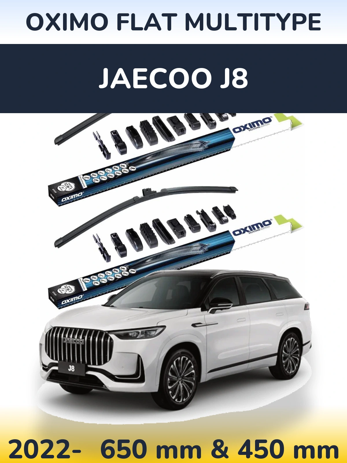 Ștergătoare Oximo Flat MultiTipe pentru Jaecoo J8