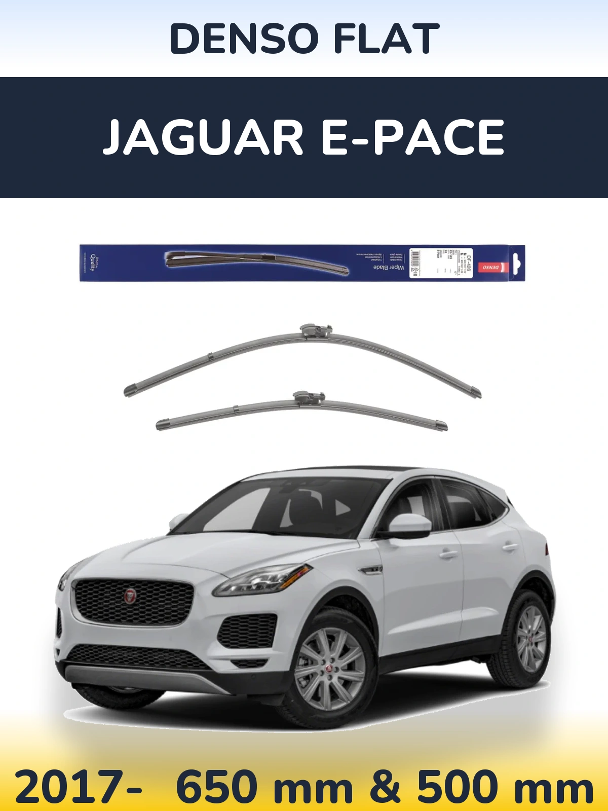 Ștergătoare Denso Flat pentru Jaguar E-Pace