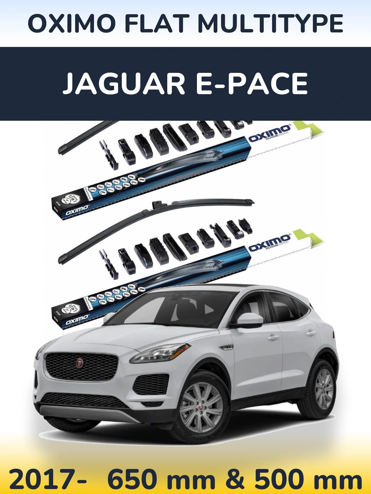 Ștergătoare Oximo Flat MultiTipe pentru Jaguar E-Pace