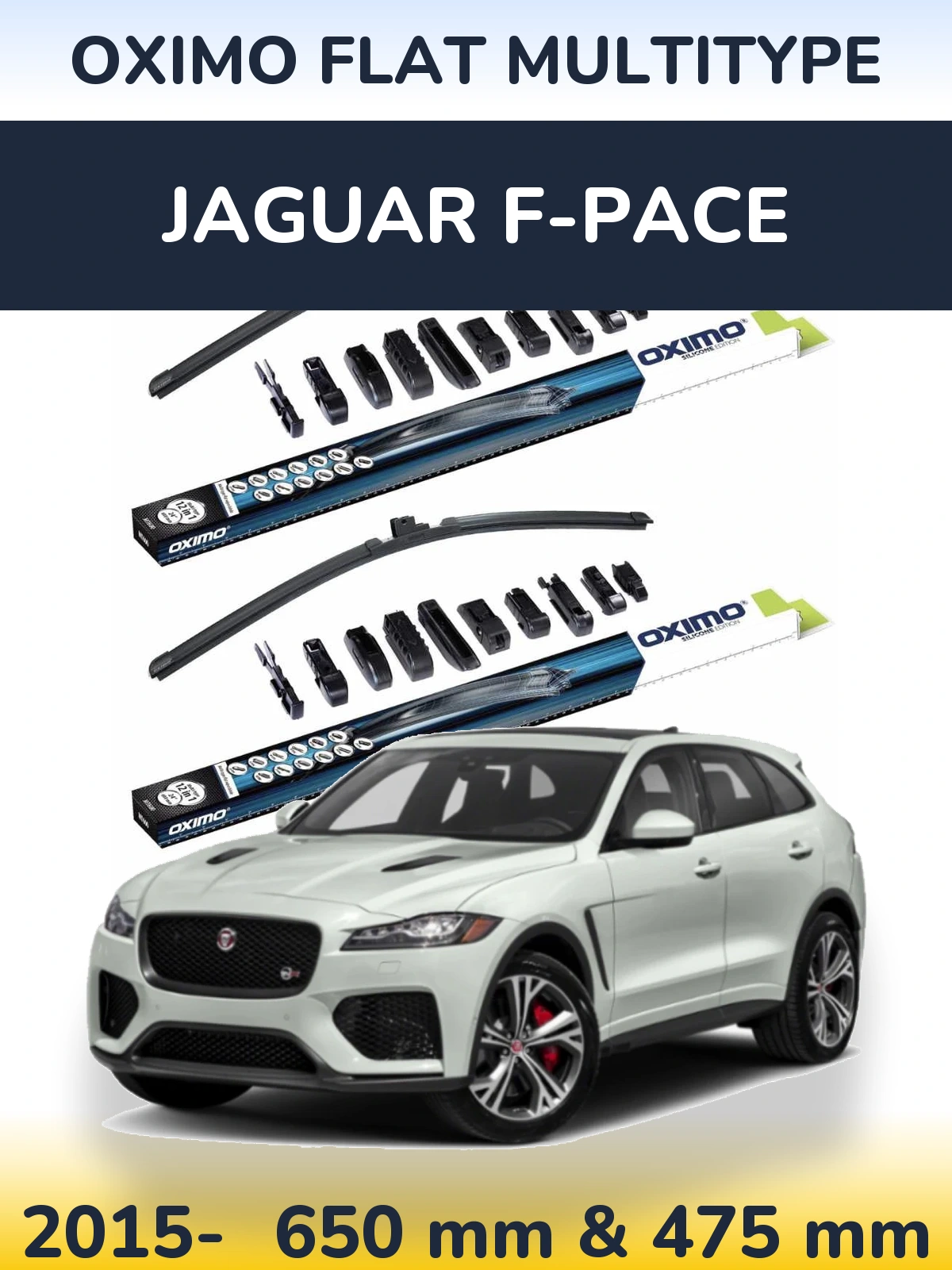 Ștergătoare Oximo Flat MultiTipe pentru Jaguar F-Pace