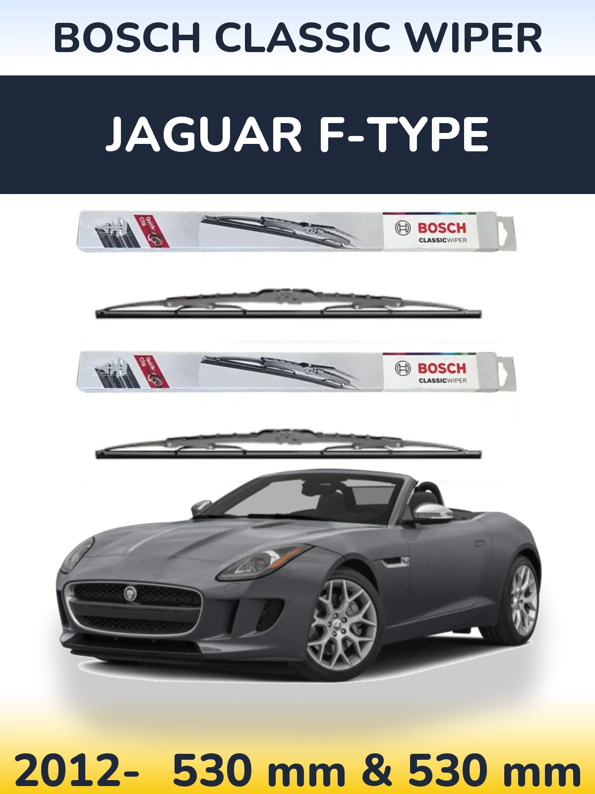 Ștergătoare BOSCH Classic Wiper pentru Jaguar F-Tipe