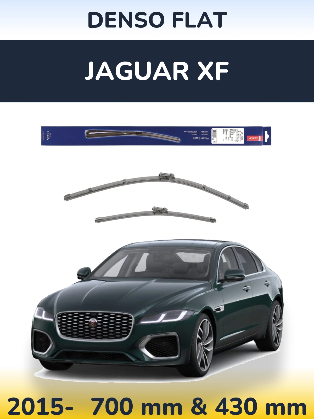 Ștergătoare Denso Flat pentru Jaguar XF
