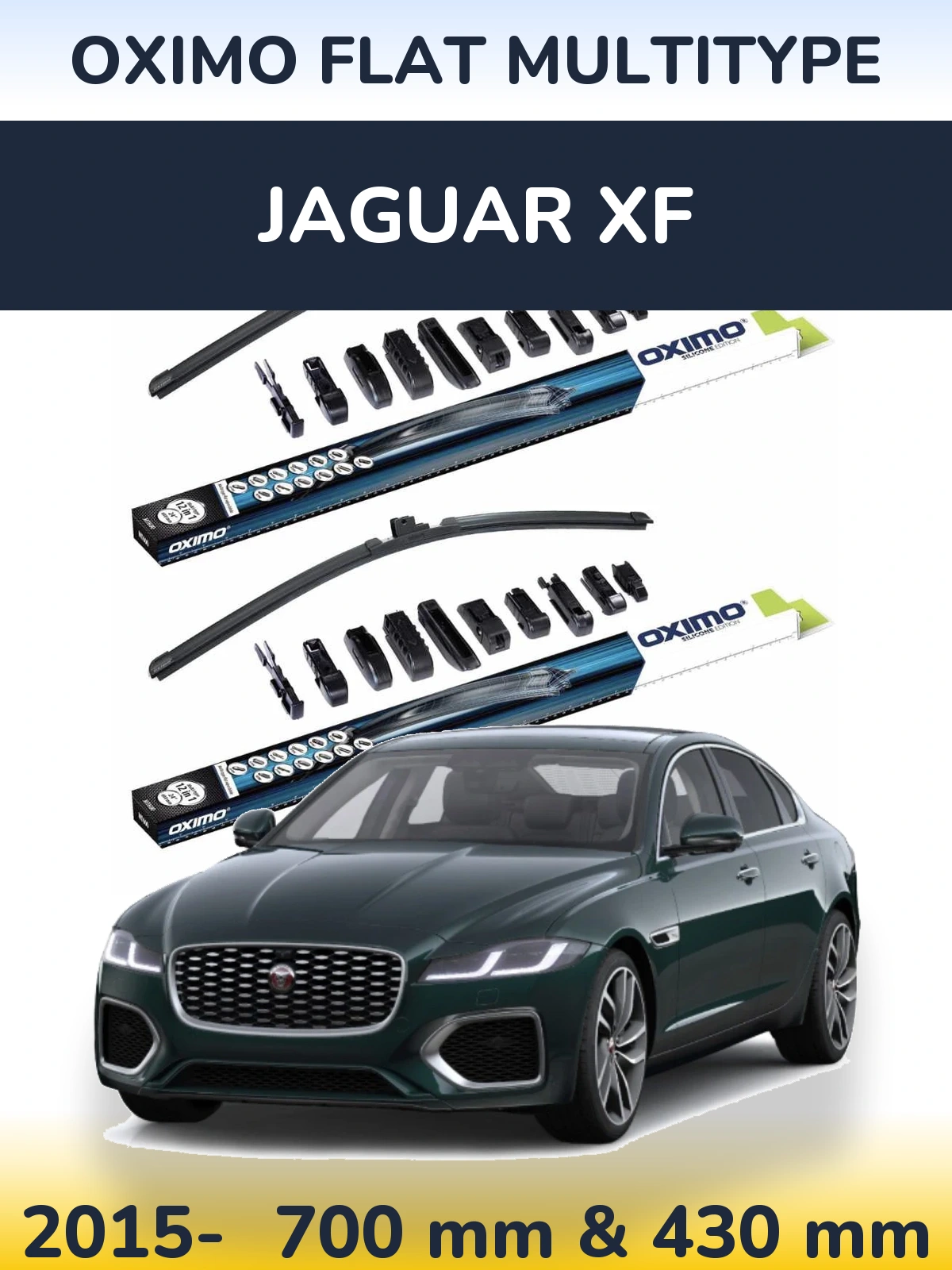 Ștergătoare Oximo Flat MultiTipe pentru Jaguar XF