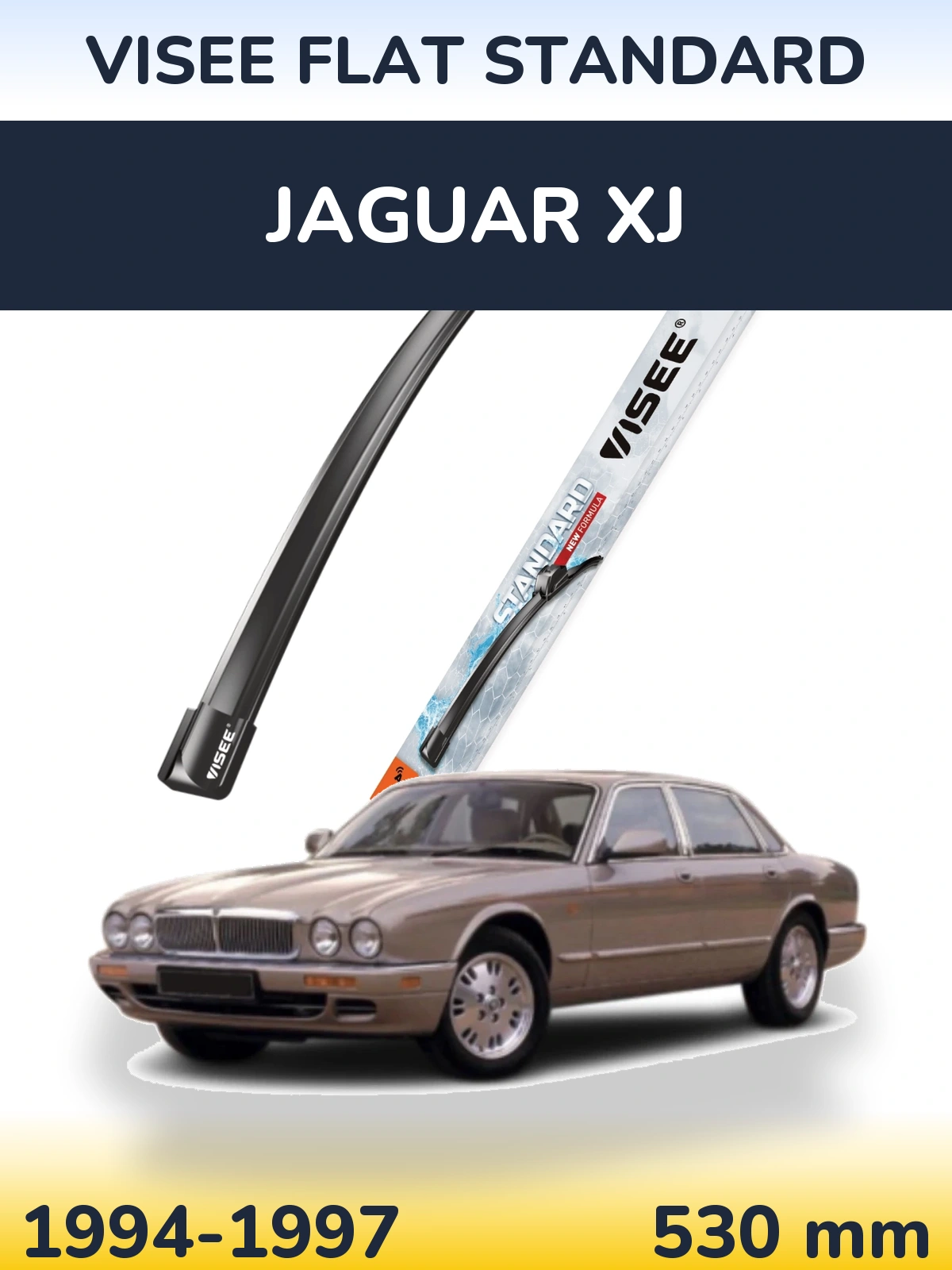 Ștergătoare VISEE FLAT STANDARD pentru Jaguar XJ