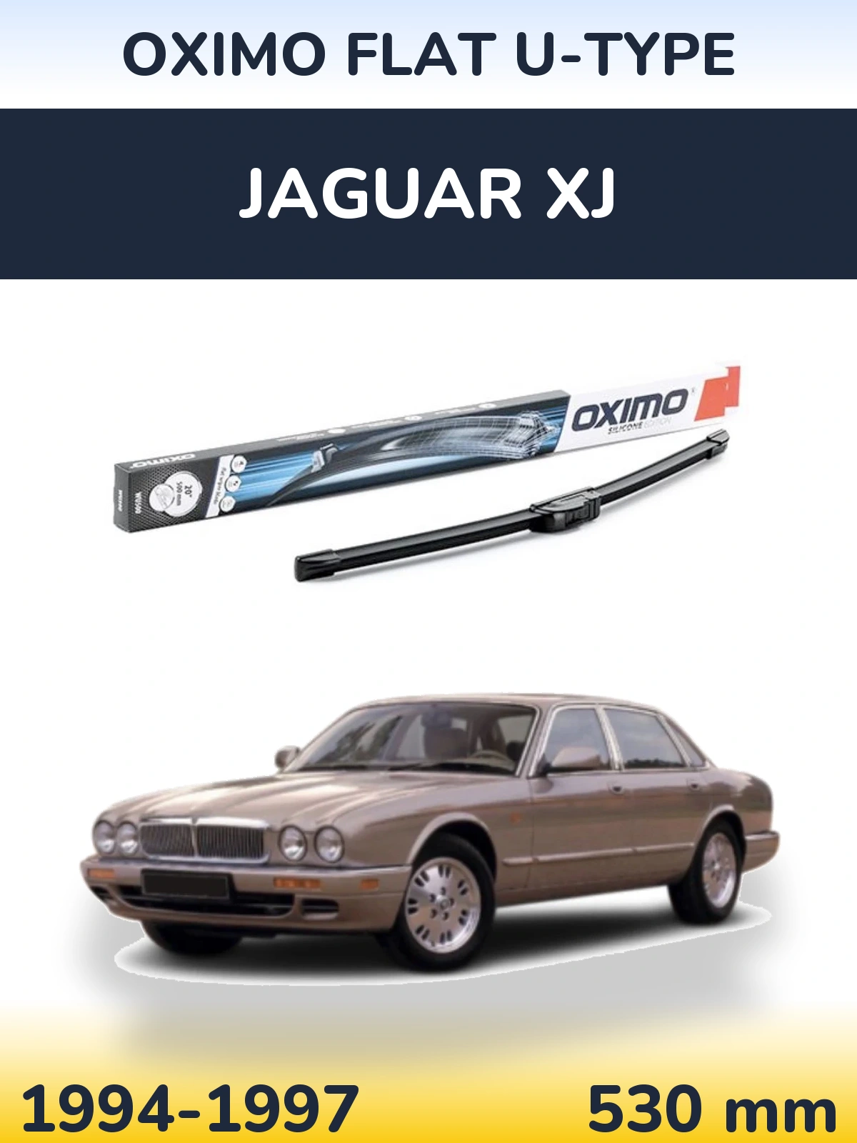 Ștergătoare Oximo Flat U-type pentru Jaguar XJ