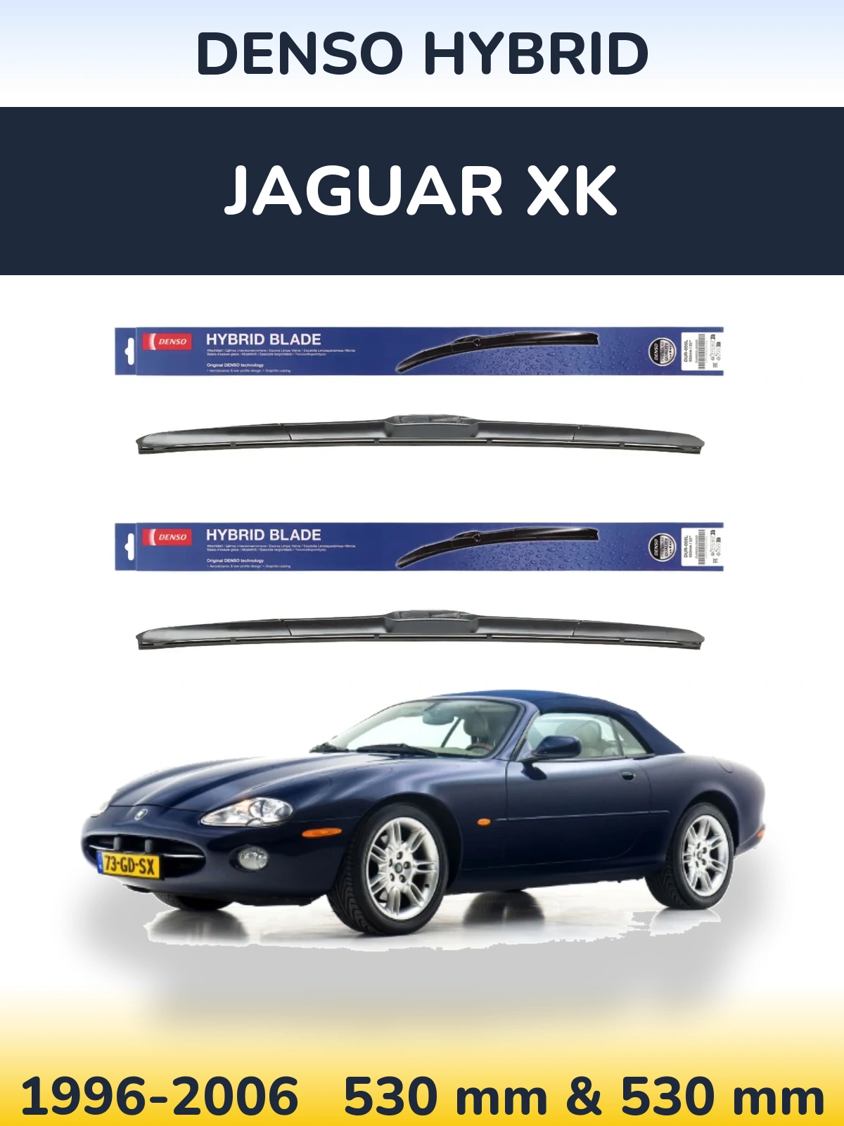 Ștergătoare Denso Hybrid pentru Jaguar XK