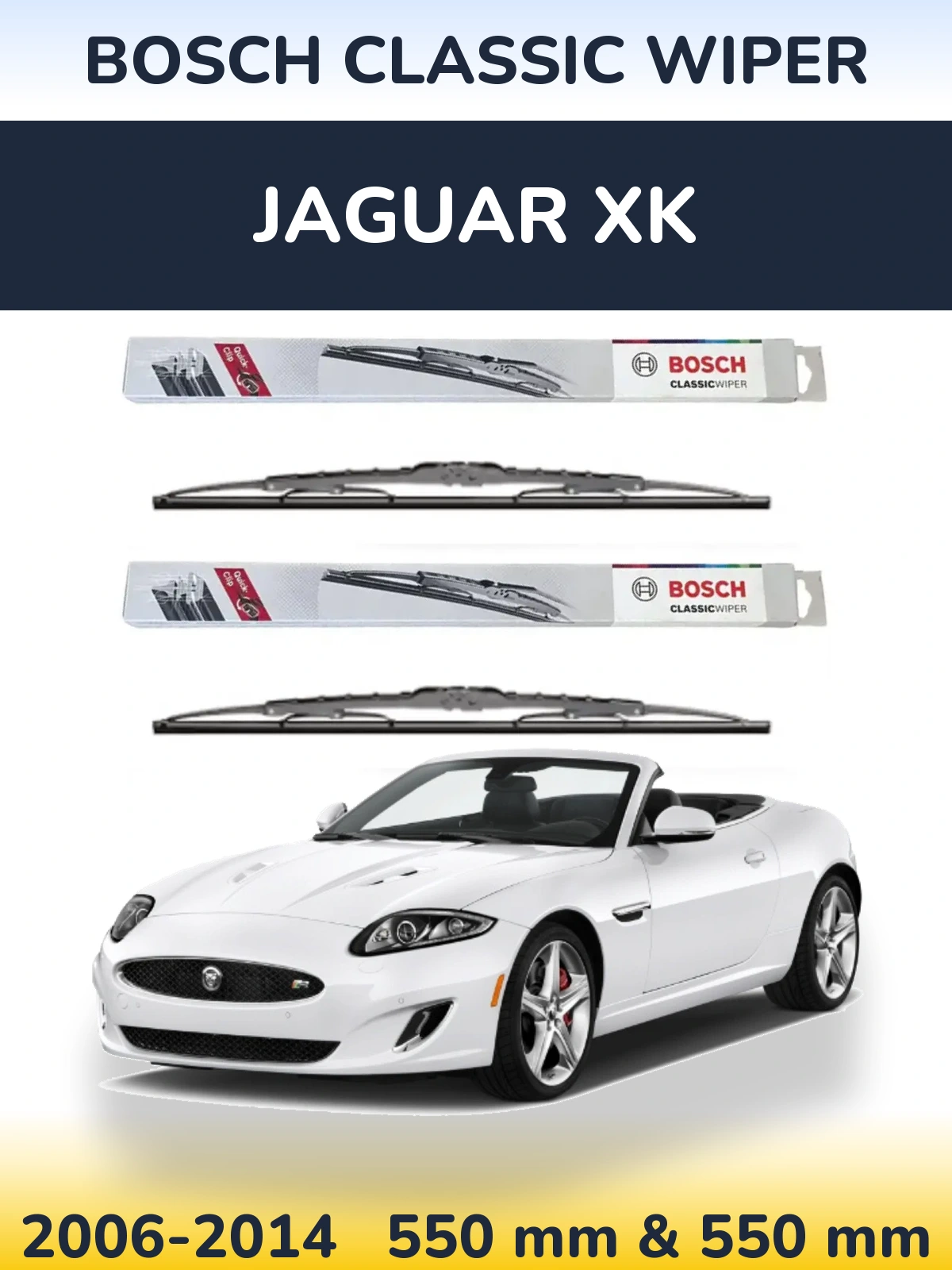 Ștergătoare BOSCH Classic Wiper pentru Jaguar XK