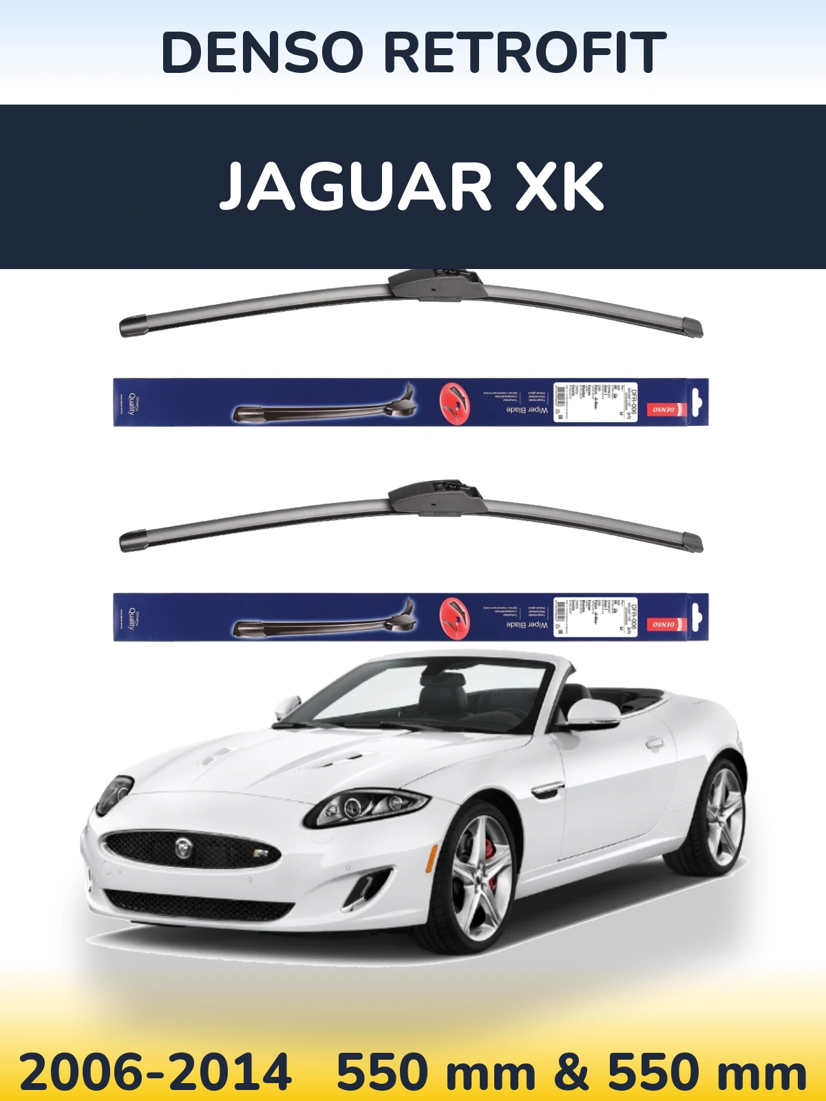 Ștergătoare Denso Retrofit pentru Jaguar XK