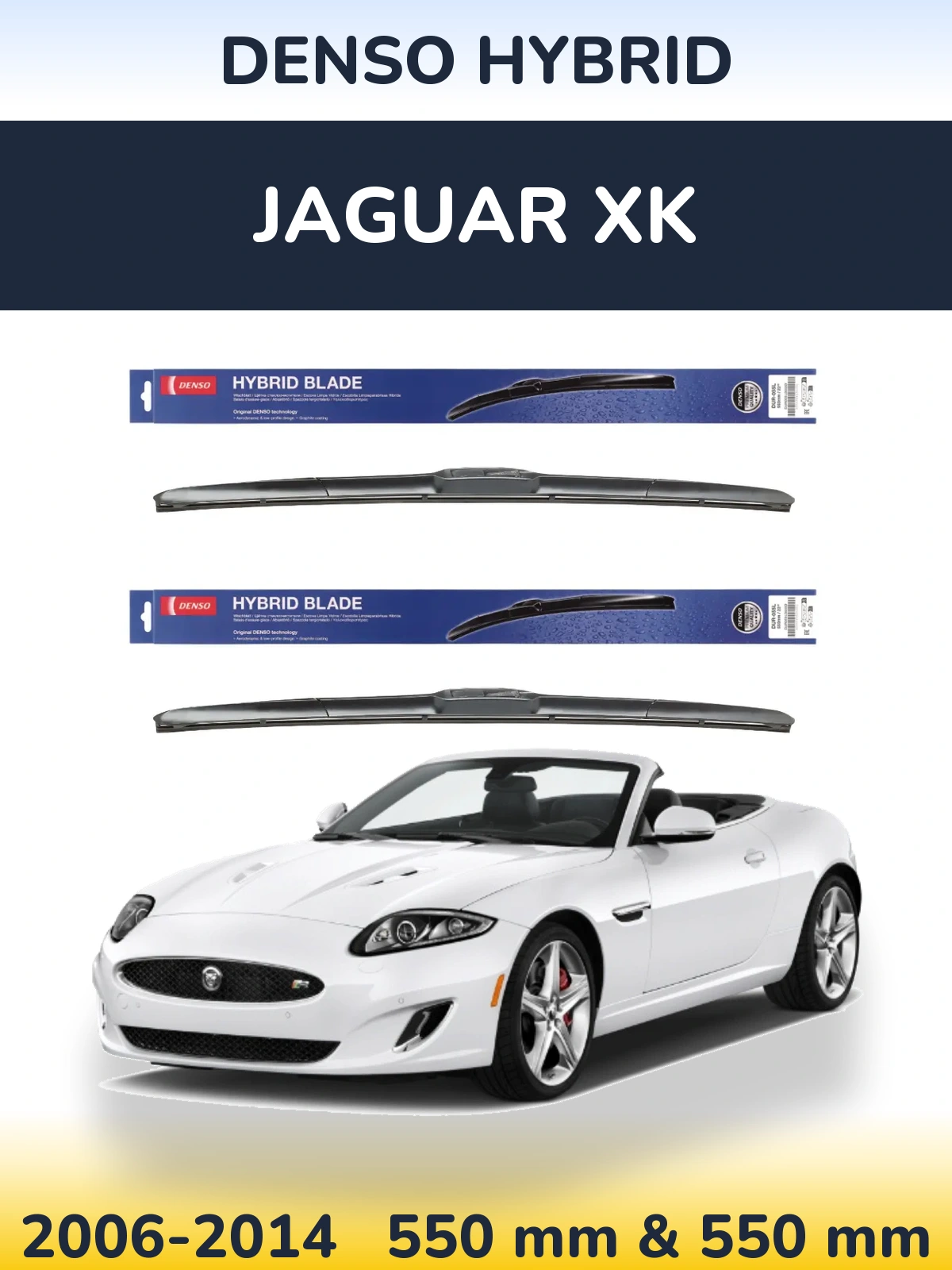 Ștergătoare Denso Hybrid pentru Jaguar XK