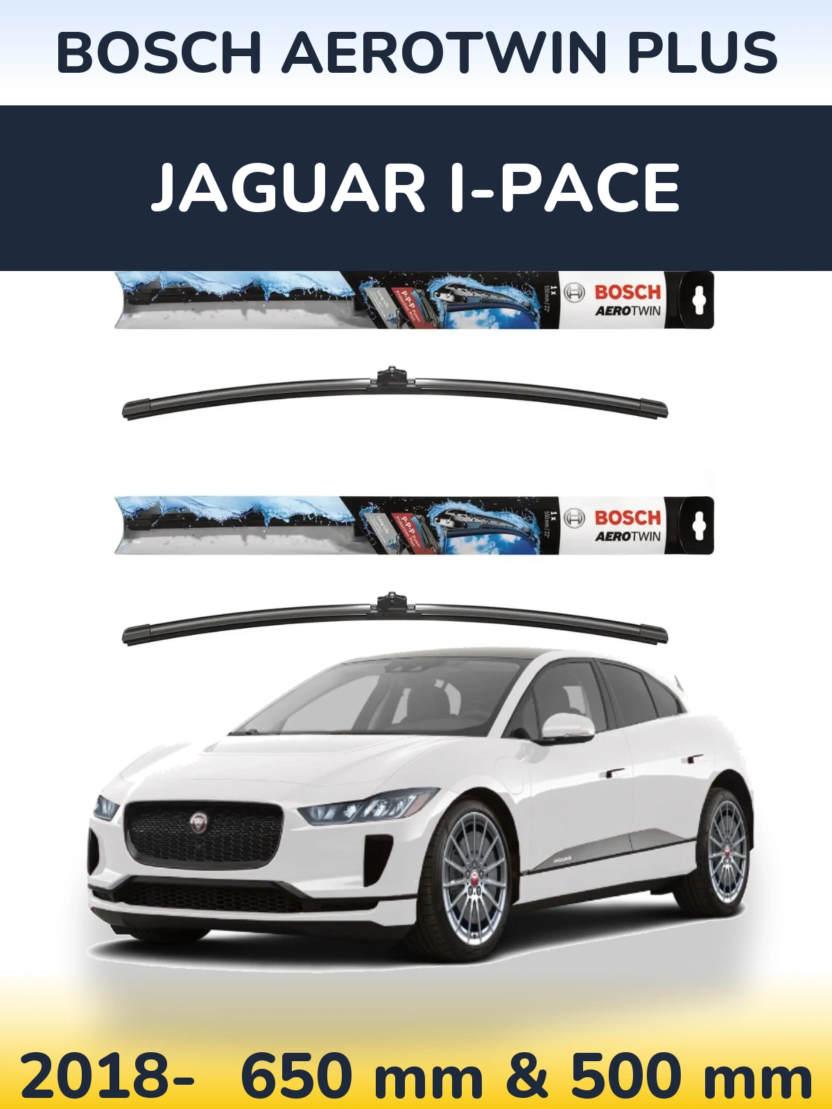 Ștergătoare BOSCH AeroTwin Plus pentru Jaguar I-Pace