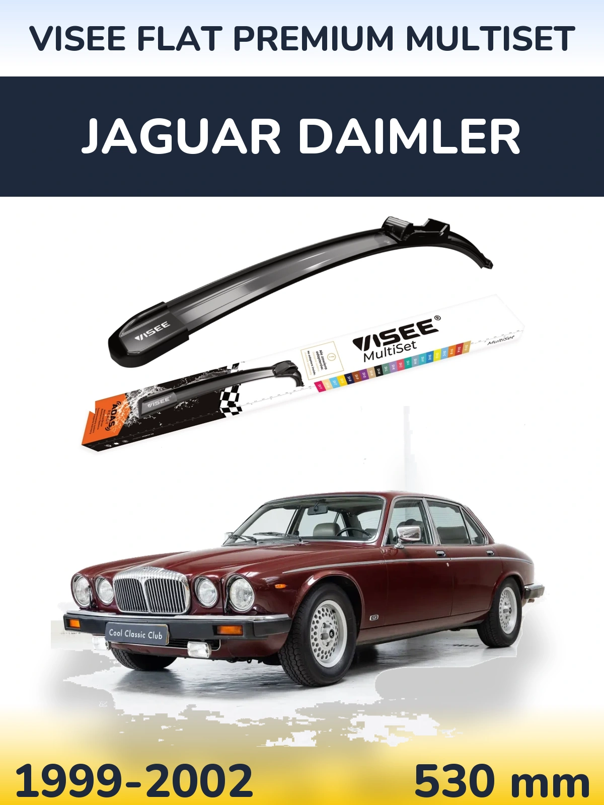 Ștergătoare VISEE FLAT PREMIUM MultiSet pentru Jaguar Daimler