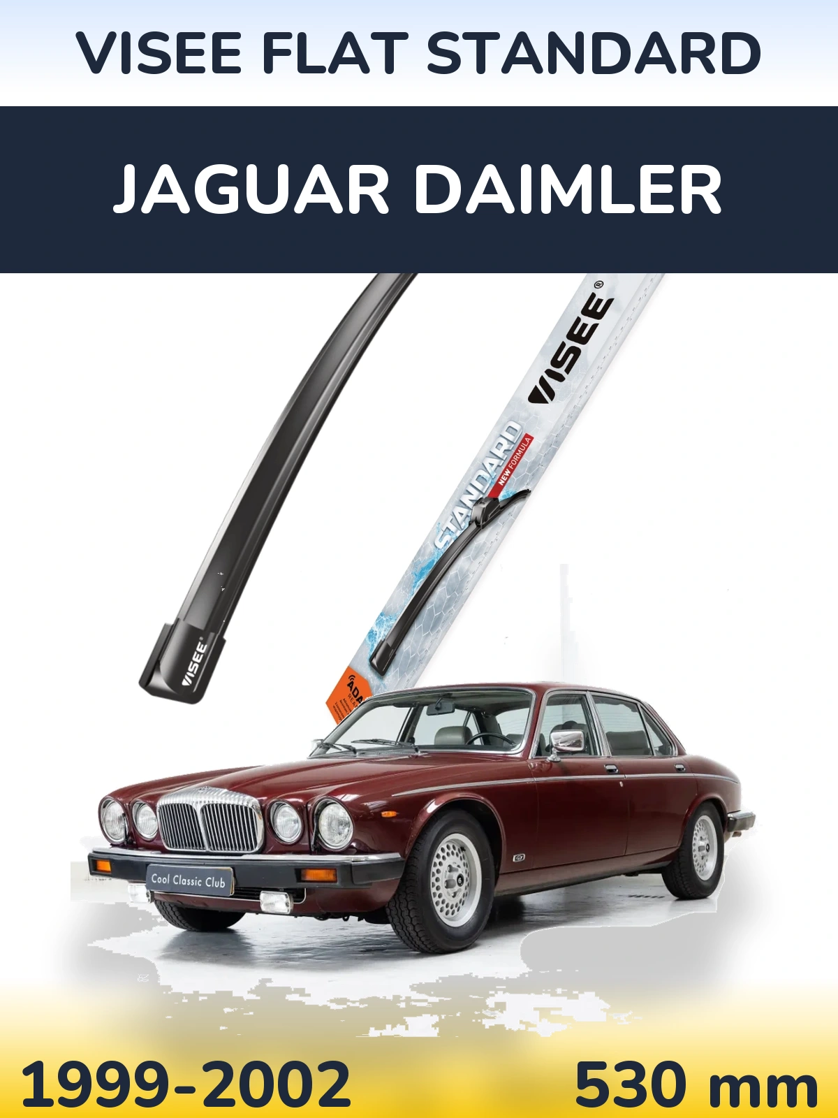 Ștergătoare VISEE FLAT STANDARD pentru Jaguar Daimler