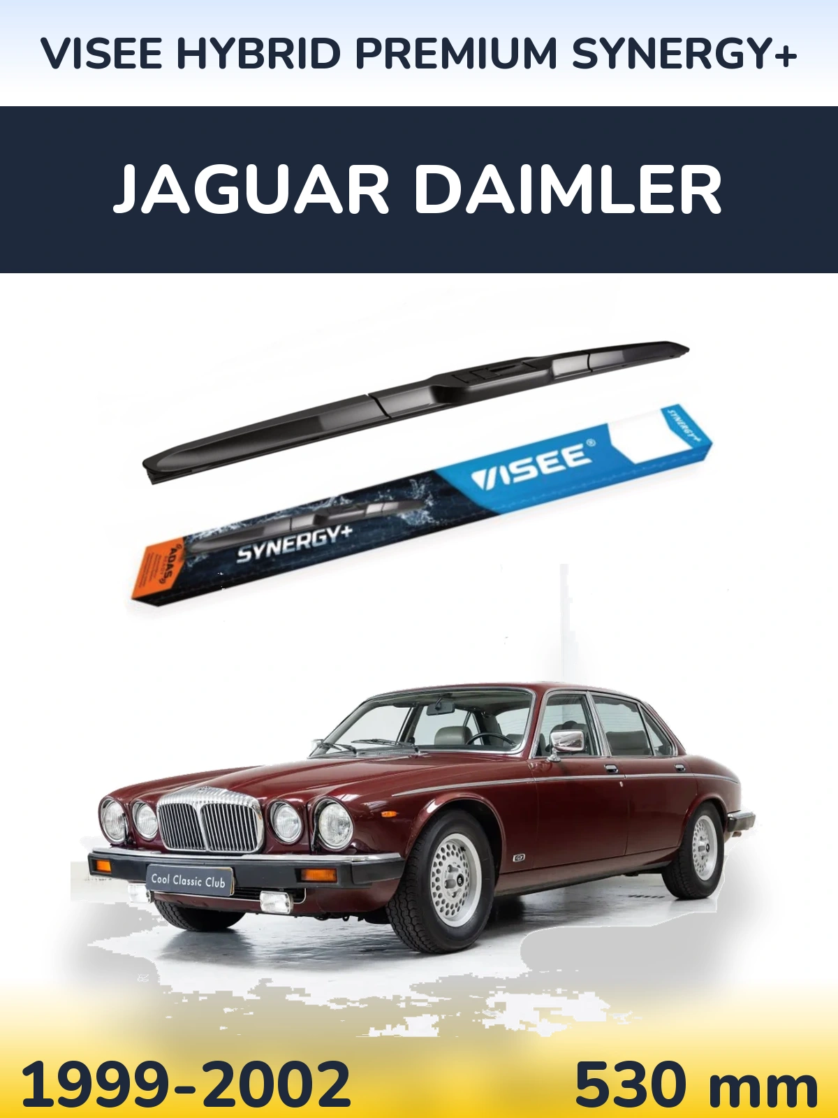 Ștergătoare VISEE HYBRID PREMIUM SYNERGY+ pentru Jaguar Daimler
