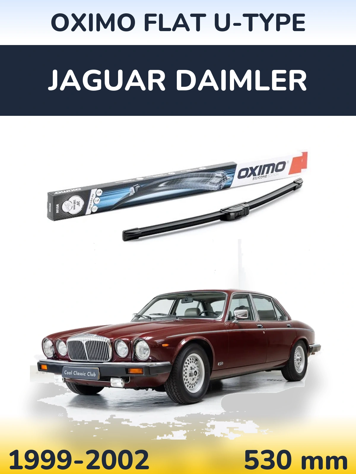 Ștergătoare Oximo Flat U-type pentru Jaguar Daimler