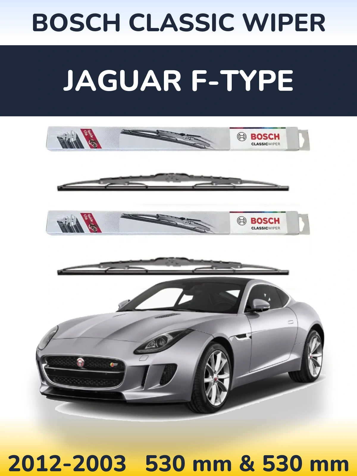Ștergătoare BOSCH Classic Wiper pentru Jaguar F-Tipe