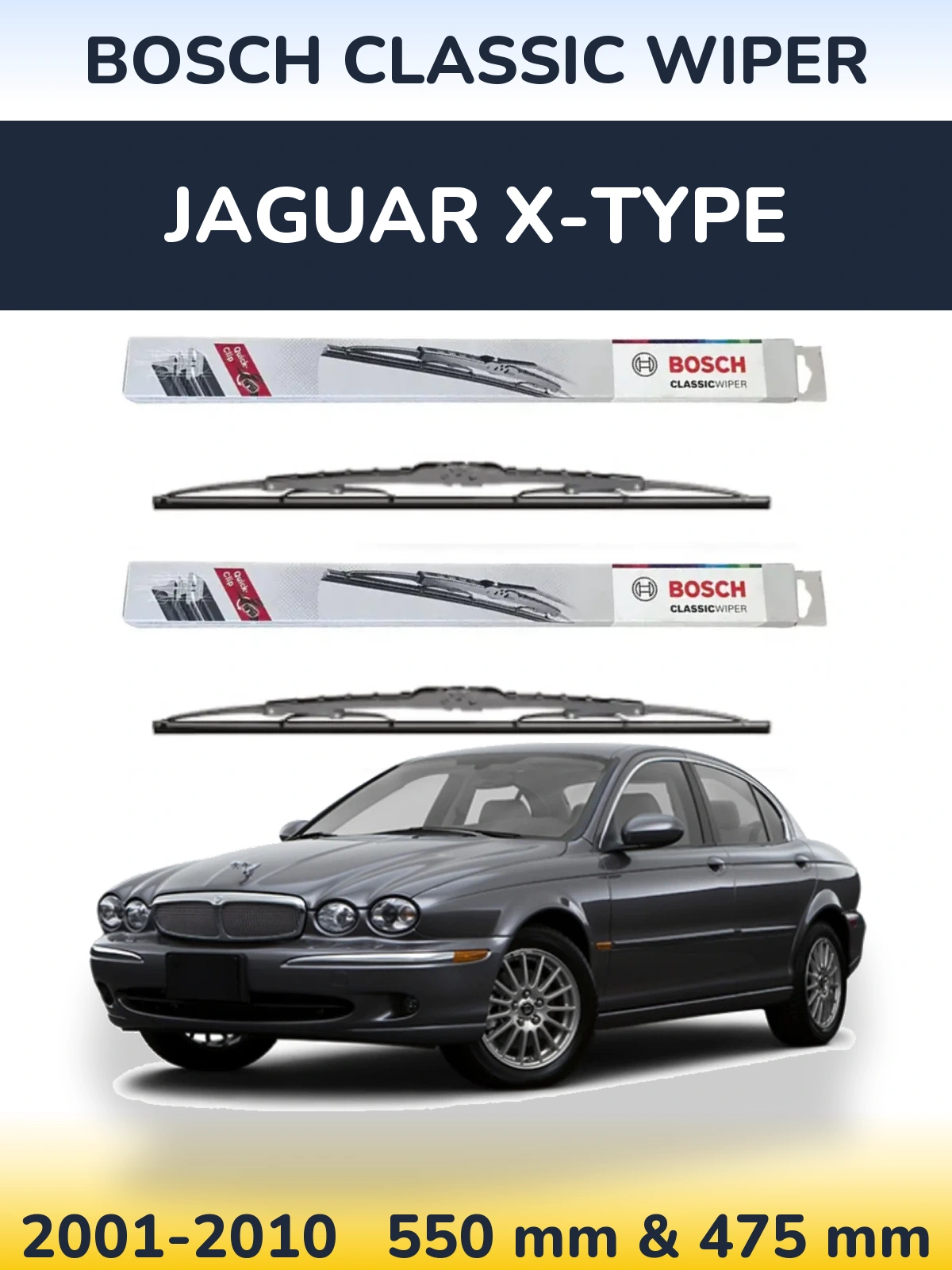 Ștergătoare BOSCH Classic Wiper pentru Jaguar X-Tipe
