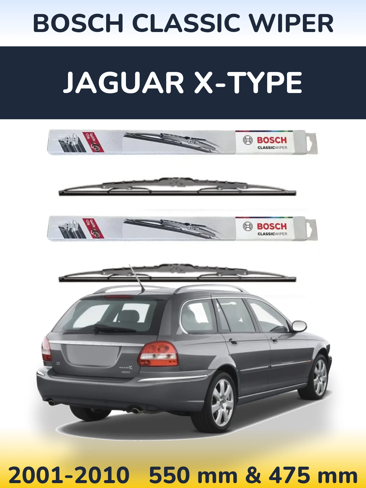 Ștergătoare BOSCH Classic Wiper pentru Jaguar X-Tipe