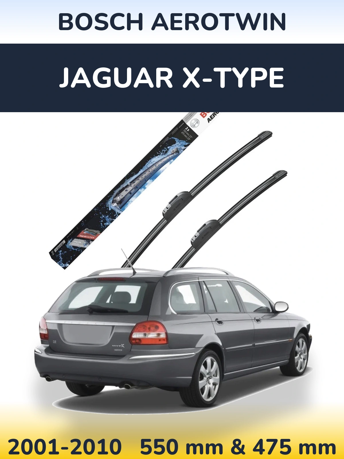 Ștergătoare BOSCH AeroTwin pentru Jaguar X-Tipe