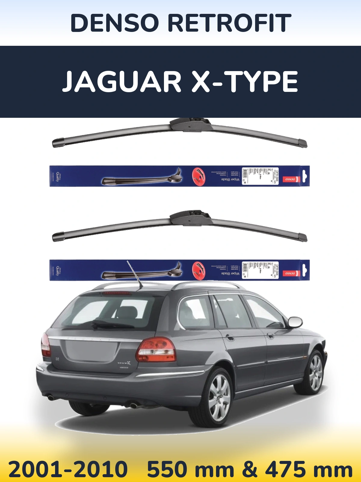 Ștergătoare Denso Retrofit pentru Jaguar X-Tipe