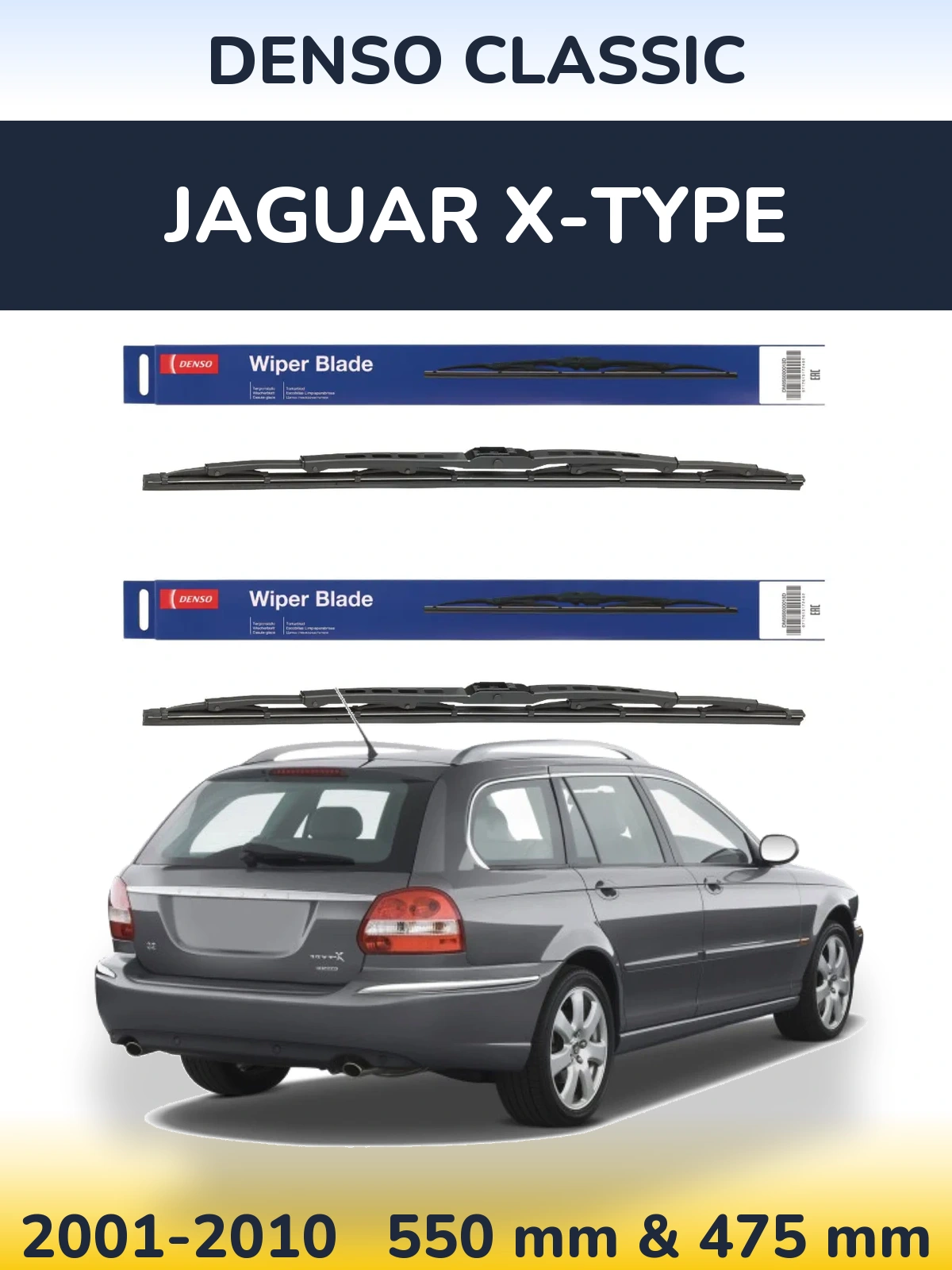 Ștergătoare Denso Classic pentru Jaguar X-Tipe