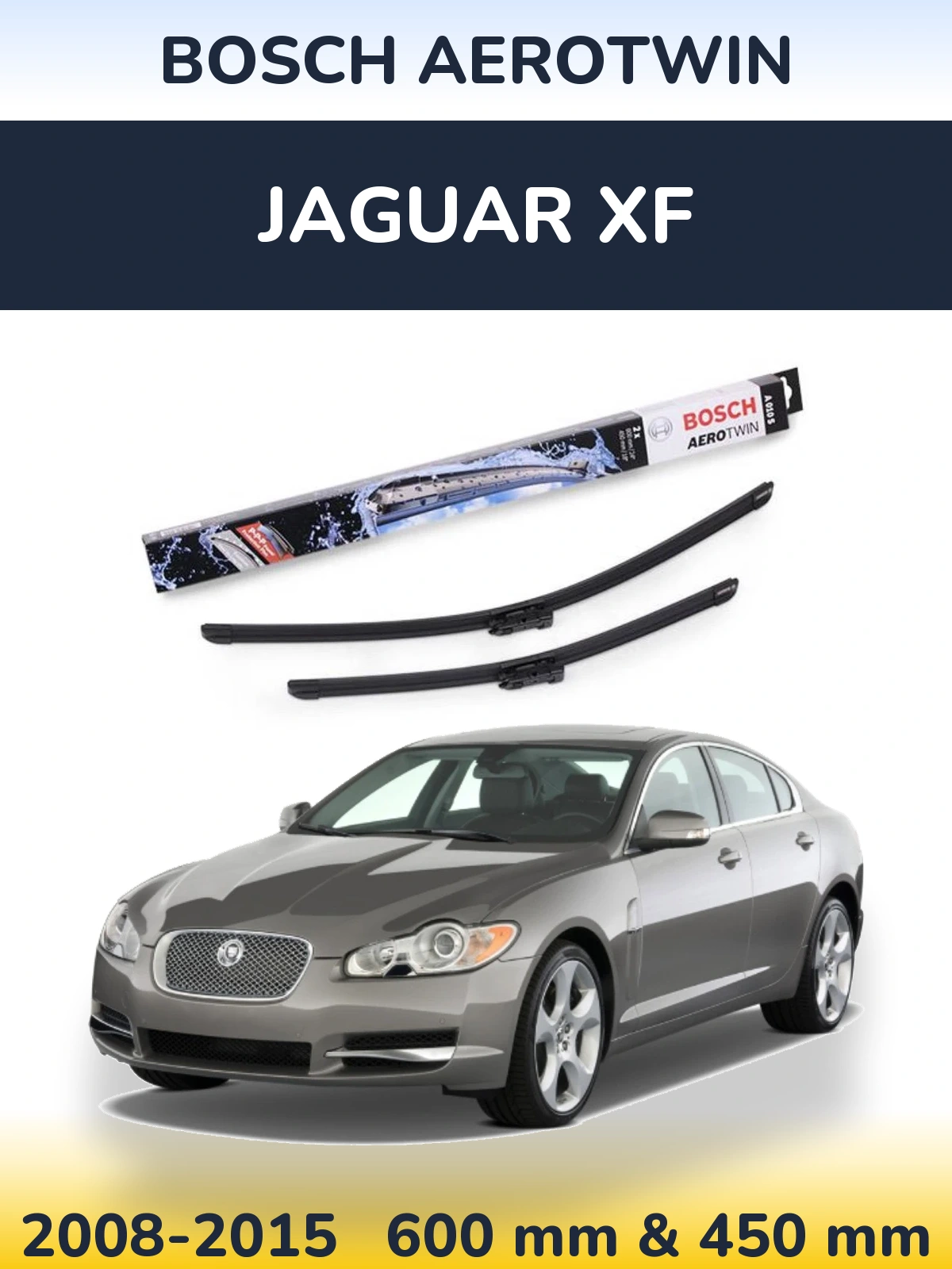 Ștergătoare BOSCH AeroTwin pentru Jaguar XF