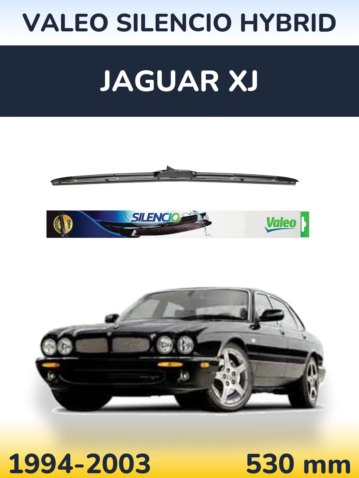 Ștergătoare Valeo Silencio Hybrid pentru Jaguar XJ